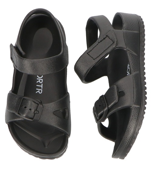 ORiental TRaffic（オリエンタルトラフィック）の「バックルクロスベルトシャワーサンダル K-223 WEB限定アイテム（サンダル・キッズ・ブラック/カーキ/ピンク/ブルー・16.0cm/17.0cm/18.0cm/19.0cm/20.0cm/21.0cm）」の11枚目の写真