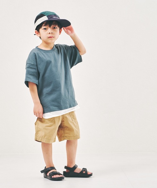 ORiental TRaffic（オリエンタルトラフィック）の「バックルクロスベルトシャワーサンダル K-223 WEB限定アイテム（サンダル・キッズ・ブラック/カーキ/ピンク/ブルー・16.0cm/17.0cm/18.0cm/19.0cm/20.0cm/21.0cm）」の15枚目の写真