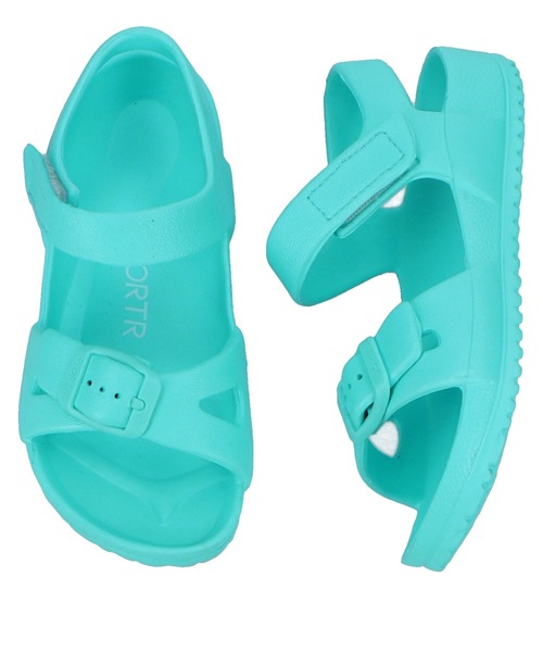 ORiental TRaffic（オリエンタルトラフィック）の「バックルクロスベルトシャワーサンダル K-223 WEB限定アイテム（サンダル・キッズ・ブラック/カーキ/ピンク/ブルー・16.0cm/17.0cm/18.0cm/19.0cm/20.0cm/21.0cm）」の10枚目の写真