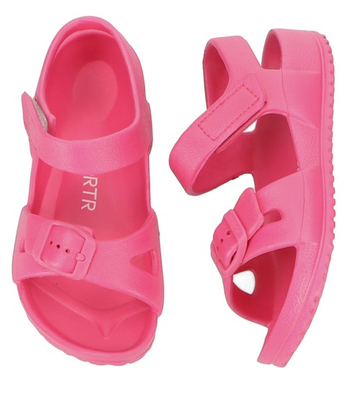 ORiental TRaffic（オリエンタルトラフィック）の「バックルクロスベルトシャワーサンダル K-223 WEB限定アイテム（サンダル・キッズ・ブラック/カーキ/ピンク/ブルー・16.0cm/17.0cm/18.0cm/19.0cm/20.0cm/21.0cm）」の17枚目の写真