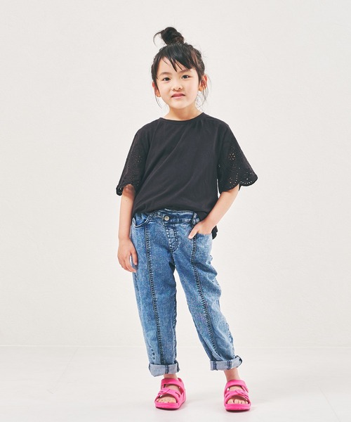 ORiental TRaffic（オリエンタルトラフィック）の「バックルクロスベルトシャワーサンダル K-223 WEB限定アイテム（サンダル・キッズ・ブラック/カーキ/ピンク/ブルー・16.0cm/17.0cm/18.0cm/19.0cm/20.0cm/21.0cm）」の14枚目の写真