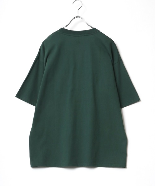 CONVERSE（コンバース）の「CONVERSE（コンバース）カレッジロゴアップリケTシャツ（Tシャツ/カットソー・メンズ・ネイビー/グリーン/ホワイト/スミクロ・L/LL/M）」の11枚目の写真