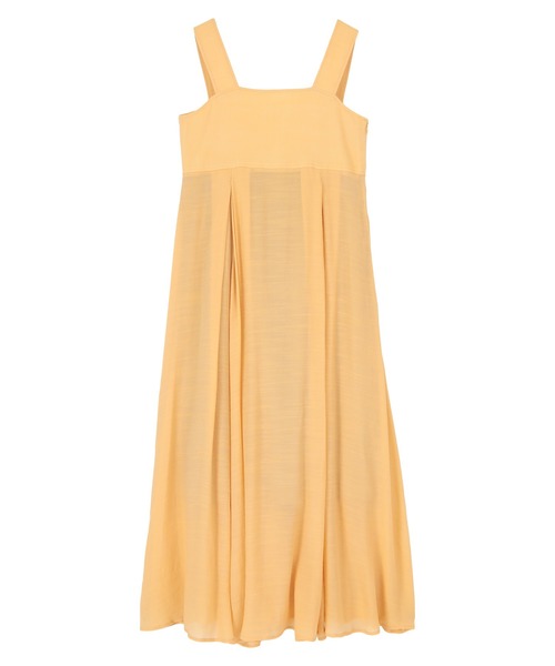 titivate（ティティベイト）の「スクエアネックノースリーブワンピース（ワンピース・レディース・オレンジ/イエロー/ブラック・M/L/PS(XS－S)）」の5枚目の写真