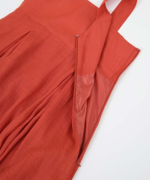 titivate（ティティベイト）の「スクエアネックノースリーブワンピース（ワンピース・レディース・オレンジ/イエロー/ブラック・M/L/PS(XS－S)）」の20枚目の写真