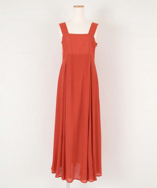 titivate（ティティベイト）の「スクエアネックノースリーブワンピース（ワンピース・レディース・オレンジ/イエロー/ブラック・M/L/PS(XS－S)）」の16枚目の写真