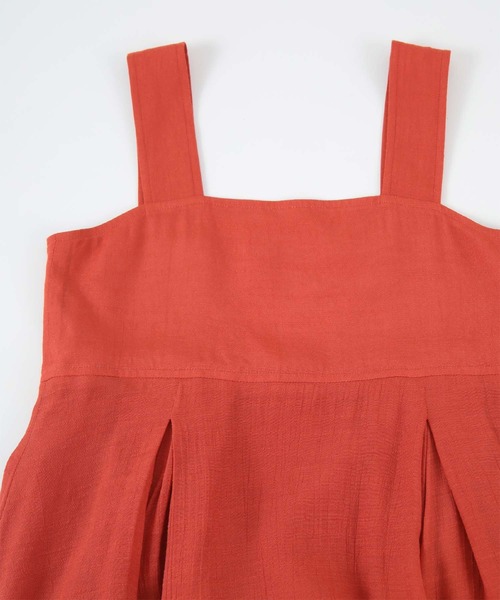 titivate（ティティベイト）の「スクエアネックノースリーブワンピース（ワンピース・レディース・オレンジ/イエロー/ブラック・M/L/PS(XS－S)）」の19枚目の写真