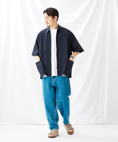 JOURNAL STANDARD(ジャーナルスタンダード)の「オンブレチェック バーバーシャツジャケット(シャツ/ブラウス・メンズ・ベージュ/グレー/ネイビー・MEDIUM/LARGE)」の22枚目の写真