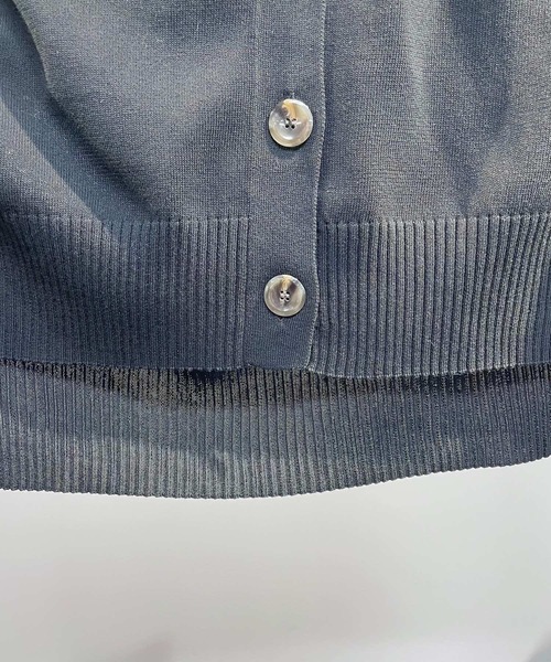 BARNYARDSTORM（バンヤードストーム）の「BARNYARDSTORM / ワイドライトカーデ（カーディガン/ボレロ・レディース・ホワイト/ブラック/グレー/カーキ/ブルー・FREE）」の7枚目の写真