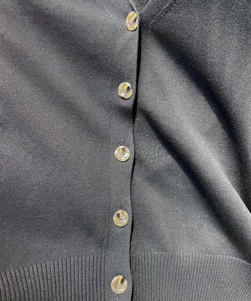 BARNYARDSTORM（バンヤードストーム）の「BARNYARDSTORM / ワイドライトカーデ（カーディガン/ボレロ・レディース・ホワイト/ブラック/グレー/カーキ/ブルー・FREE）」の9枚目の写真