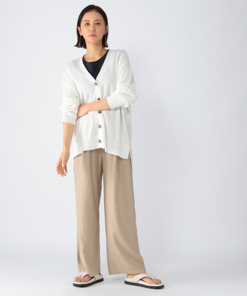 BARNYARDSTORM（バンヤードストーム）の「BARNYARDSTORM / ワイドライトカーデ（カーディガン/ボレロ・レディース・ホワイト/ブラック/グレー/カーキ/ブルー・FREE）」の10枚目の写真