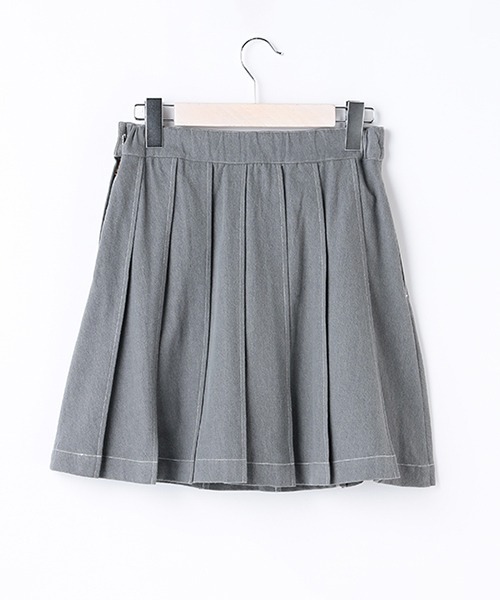 美品★pom ponette ポンポネット　グレー セレモニー　160　スカッツ pom ponette junior（ポンポネットジュニア）の「プリーツ