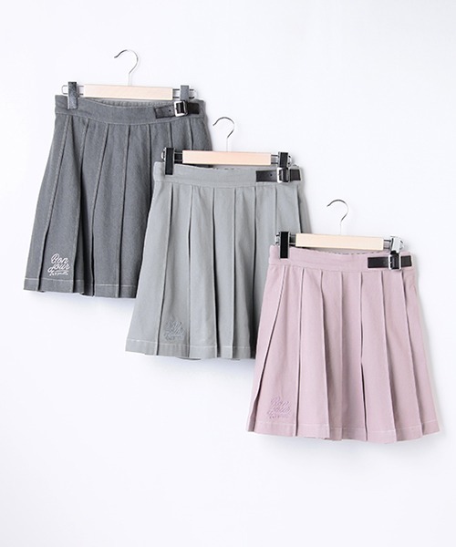 美品★pom ponette ポンポネット　グレー セレモニー　160　スカッツ pom ponette - ポンポネット キュロットスカート 160cm キッズ