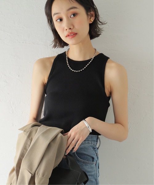 JOURNAL STANDARD（ジャーナルスタンダード）の「《追加2》カップツキアメスリインナー（タンクトップ・レディース・ブラック/ホワイト/グリーン・FREE）」の3枚目の写真