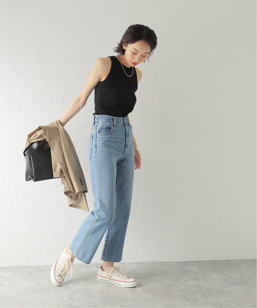 JOURNAL STANDARD（ジャーナルスタンダード）の「《追加2》カップツキアメスリインナー（タンクトップ・レディース・ブラック/ホワイト/グリーン・FREE）」の4枚目の写真