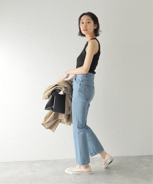 JOURNAL STANDARD（ジャーナルスタンダード）の「《追加2》カップツキアメスリインナー（タンクトップ・レディース・ブラック/ホワイト/グリーン・FREE）」の6枚目の写真