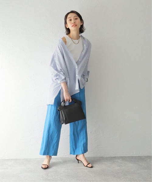 JOURNAL STANDARD（ジャーナルスタンダード）の「《追加2》カップツキアメスリインナー（タンクトップ・レディース・ブラック/ホワイト/グリーン・FREE）」の8枚目の写真