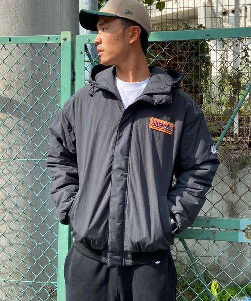 【ムラサキスポーツ別注】RVCA/ルーカ 中綿ジャケット バックロゴ/ワンポイント ワッペン BC042-P75