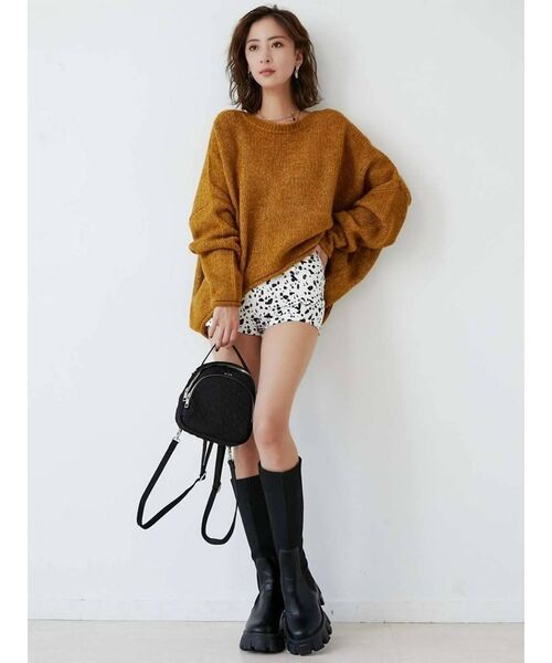 GYDA（ジェイダ）の「GG QUILTING 4WAYミニリュック（バックパック/リュック・レディース・ブラック/アイボリー・FREE）」の4枚目の写真