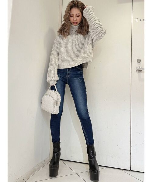 GYDA（ジェイダ）の「GG QUILTING 4WAYミニリュック（バックパック/リュック・レディース・ブラック/アイボリー・FREE）」の6枚目の写真