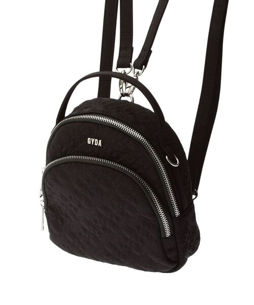 GYDA（ジェイダ）の「GG QUILTING 4WAYミニリュック（バックパック/リュック・レディース・ブラック/アイボリー・FREE）」の8枚目の写真
