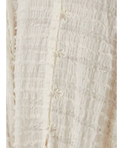 merry jenny（メリージェニー）の「シアーフリンジチャイナシャツ（シャツ/ブラウス・レディース・アイボリー/ピンク・FREE）」の12枚目の写真