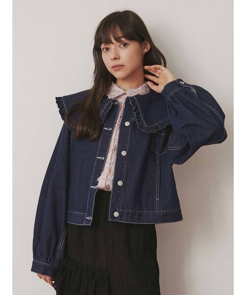 merry jenny（メリージェニー）の「シアーフリンジチャイナシャツ（シャツ/ブラウス・レディース・アイボリー/ピンク・FREE）」の22枚目の写真