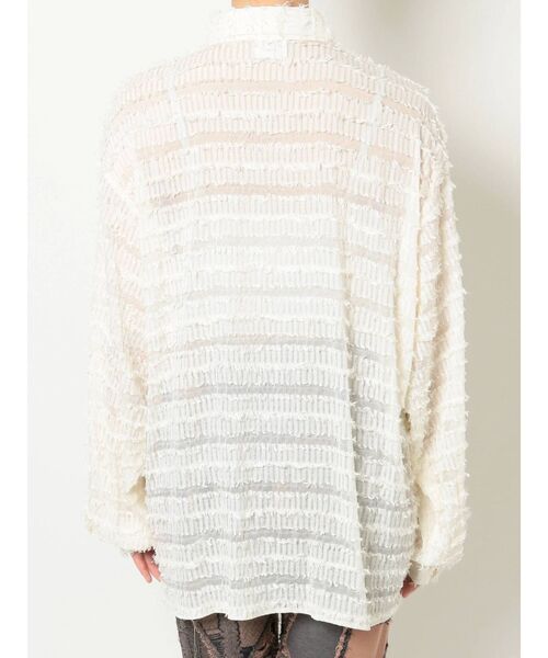 merry jenny（メリージェニー）の「シアーフリンジチャイナシャツ（シャツ/ブラウス・レディース・アイボリー/ピンク・FREE）」の15枚目の写真