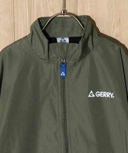 GERRY（ジェリー）の「【30】〔GERRY/ジェリー〕裏トリコット切り替え スタンドジャケット（ナイロンジャケット・キッズ・ブラック/ダークグレー/カーキ/ネイビー/ブラック系その他/ブルー・130/160/150/140）」の7枚目の写真