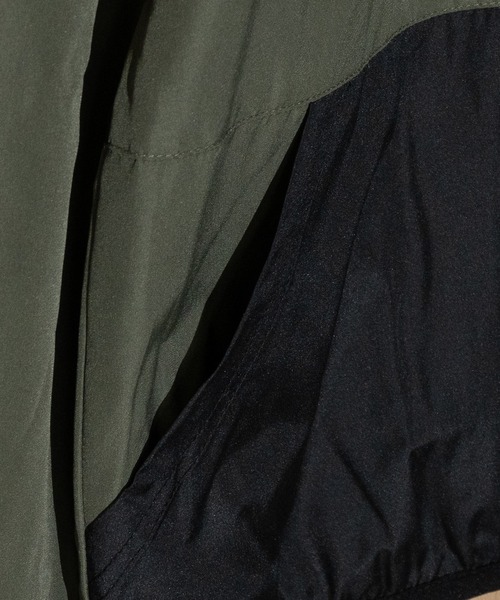 GERRY（ジェリー）の「【30】〔GERRY/ジェリー〕裏トリコット切り替え スタンドジャケット（ナイロンジャケット・キッズ・ブラック/ダークグレー/カーキ/ネイビー/ブラック系その他/ブルー・130/160/150/140）」の9枚目の写真