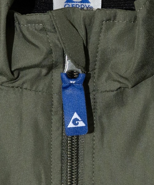 GERRY（ジェリー）の「【30】〔GERRY/ジェリー〕裏トリコット切り替え スタンドジャケット（ナイロンジャケット・キッズ・ブラック/ダークグレー/カーキ/ネイビー/ブラック系その他/ブルー・130/160/150/140）」の10枚目の写真