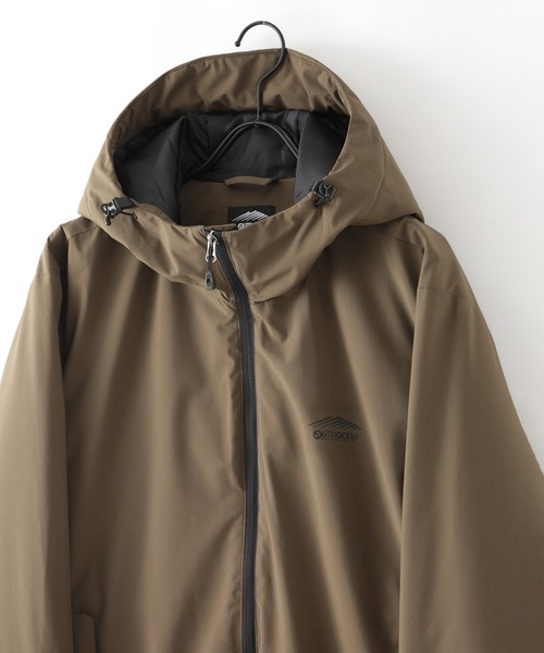 OUTDOOR PRODUCTS APPAREL（アウトドアプロダクツアパレル）の「中綿ライトウェイトジャケット　軽量　撥水　防風　ストレッチ　防花粉　紫外線対策機能　ユニセックス（ブルゾン・メンズ・ブラック/ダークグリーン/カーキ/ライトブラウン/ブルー系その他/ワイン・SMALL/MEDIUM/LARGE/X-LARGE）」の4枚目の写真