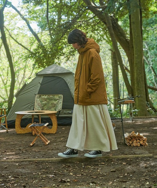 OUTDOOR PRODUCTS APPAREL（アウトドアプロダクツアパレル）の「中綿ライトウェイトジャケット　軽量　撥水　防風　ストレッチ　防花粉　紫外線対策機能　ユニセックス（ブルゾン・メンズ・ブラック/ダークグリーン/カーキ/ライトブラウン/ブルー系その他/ワイン・SMALL/MEDIUM/LARGE/X-LARGE）」の20枚目の写真