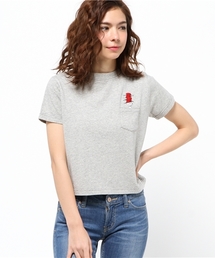 ROSE BUD | (PEANUTS X ROSE BUD) LCTT-15122 CHARACTER EMB.POCKET-T(Tシャツ/カットソー)