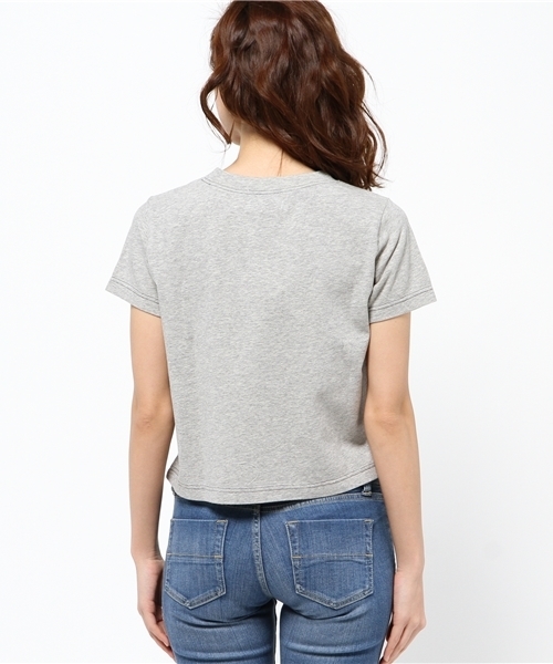 ROSE BUD（ローズバッド）の「(PEANUTS X ROSE BUD) LCTT-15122 CHARACTER EMB.POCKET-T（Tシャツ/カットソー・レディース・ホワイト/ミックスグレー/ネイビー・ONE SIZE）」の12枚目の写真