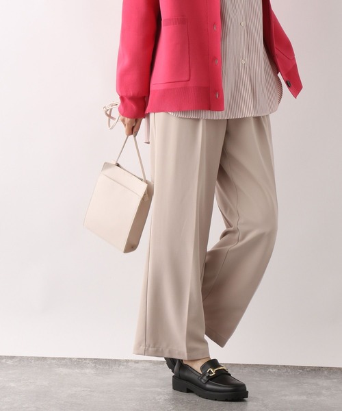 GLOBAL WORK（グローバルワーク）の「ウツクシルエットワイドパンツ/352217（その他パンツ・レディース・ブラック/ブラウン/ライトベージュ/ブルー・SMALL/MEDIUM/LARGE）」の12枚目の写真