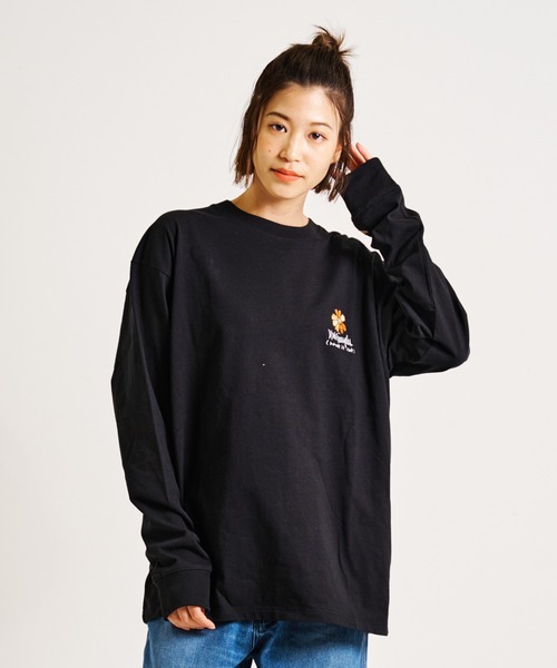 （What it isNt）ART BY MARKGONZALES（ワットイットイズント）の「What it isNt-MG【62302】-L/S TEE/(ワットイットイズント) アートバイ マークゴンザレス /ロンT（Tシャツ/カットソー・メンズ・ホワイト/ブラック・L/XL）」の11枚目の写真