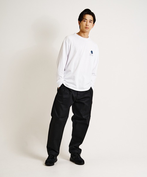 （What it isNt）ART BY MARKGONZALES（ワットイットイズント）の「What it isNt-MG【62302】-L/S TEE/(ワットイットイズント) アートバイ マークゴンザレス /ロンT（Tシャツ/カットソー・メンズ・ホワイト/ブラック・L/XL）」の15枚目の写真