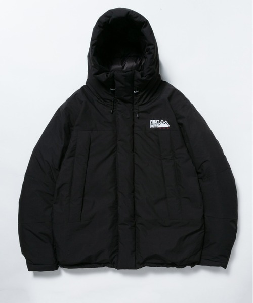 FIRST DOWN(ファーストダウン)の「FIRST DOWN/ファーストダウン WRAP DOWN PARKA/ラップダウンパーカー(ダウンジャケット/コート・メンズ・ブラック/ベージュ/チャコール・S/M/L/XL)」の2枚目の写真