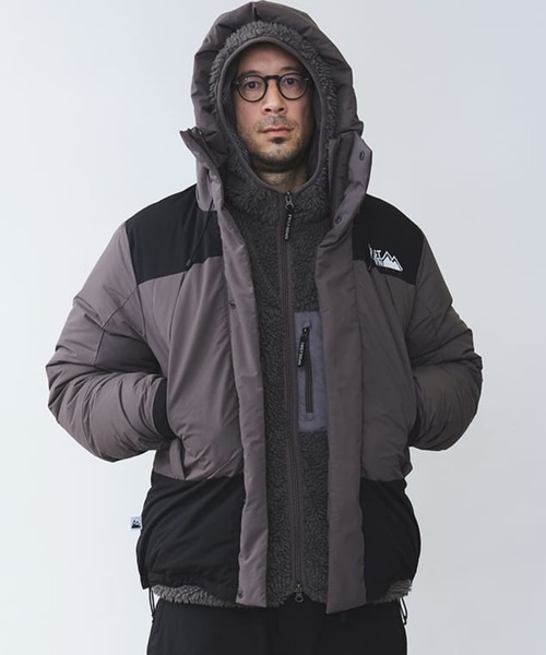 FIRST DOWN(ファーストダウン)の「FIRST DOWN/ファーストダウン WRAP DOWN PARKA/ラップダウンパーカー(ダウンジャケット/コート・メンズ・ブラック/ベージュ/チャコール・S/M/L/XL)」の10枚目の写真