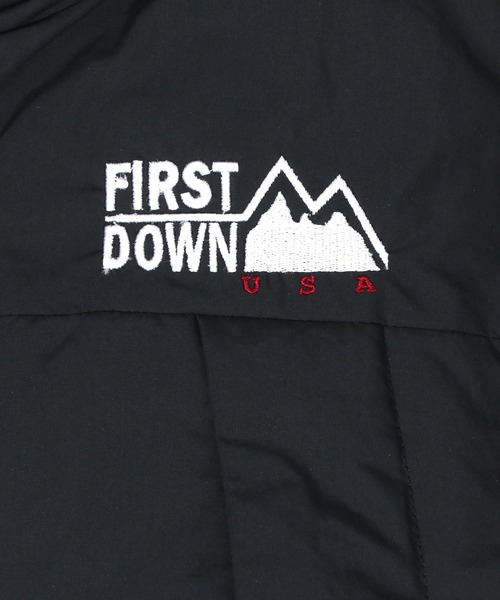 FIRST DOWN(ファーストダウン)の「FIRST DOWN/ファーストダウン WRAP DOWN PARKA/ラップダウンパーカー(ダウンジャケット/コート・メンズ・ブラック/ベージュ/チャコール・S/M/L/XL)」の7枚目の写真