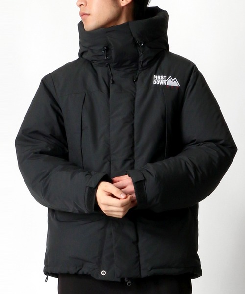 FIRST DOWN(ファーストダウン)の「FIRST DOWN/ファーストダウン WRAP DOWN PARKA/ラップダウンパーカー(ダウンジャケット/コート・メンズ・ブラック/ベージュ/チャコール・S/M/L/XL)」の4枚目の写真