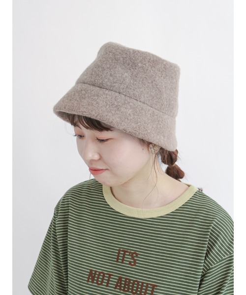 Samansa Mos2(サマンサ モスモス)の「ウールソフトハット(ハット・レディース・ブラック/モカ/キャメル・フリ-)」の10枚目の写真