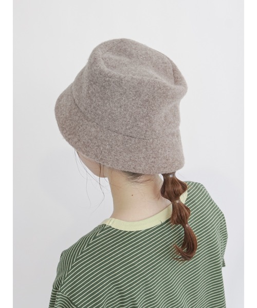 Samansa Mos2(サマンサ モスモス)の「ウールソフトハット(ハット・レディース・ブラック/モカ/キャメル・フリ-)」の5枚目の写真