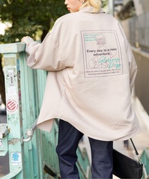 バックプリントシャツ