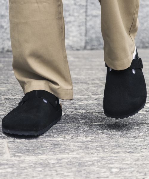 BIRKENSTOCK(ビルケンシュトック)の「【BIRKENSTOCK / ビルケンシュトック】BOSTON SFB SUEDE LEATHER(サンダル・メンズ・ブラック/ベージュ・41/42/43)」の3枚目の写真