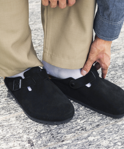 BIRKENSTOCK(ビルケンシュトック)の「【BIRKENSTOCK / ビルケンシュトック】BOSTON SFB SUEDE LEATHER(サンダル・メンズ・ブラック/ベージュ・41/42/43)」の4枚目の写真