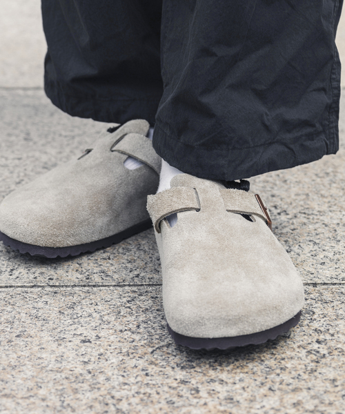 BIRKENSTOCK(ビルケンシュトック)の「【BIRKENSTOCK / ビルケンシュトック】BOSTON SFB SUEDE LEATHER(サンダル・メンズ・ブラック/ベージュ・41/42/43)」の7枚目の写真