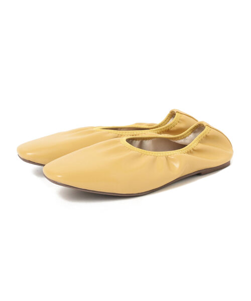 B:MING by BEAMS(ビーミングバイビームス)の「B:MING by BEAMS / ギャザー バレエシューズ(ドレスシューズ・レディース・ブラック/イエロー/グリーン系その他・22.5/24.5/23.5)」の3枚目の写真