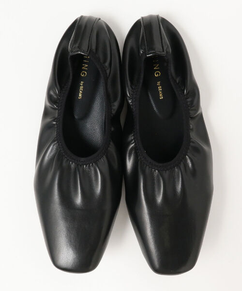 B:MING by BEAMS(ビーミングバイビームス)の「B:MING by BEAMS / ギャザー バレエシューズ(ドレスシューズ・レディース・ブラック/イエロー/グリーン系その他・22.5/24.5/23.5)」の9枚目の写真