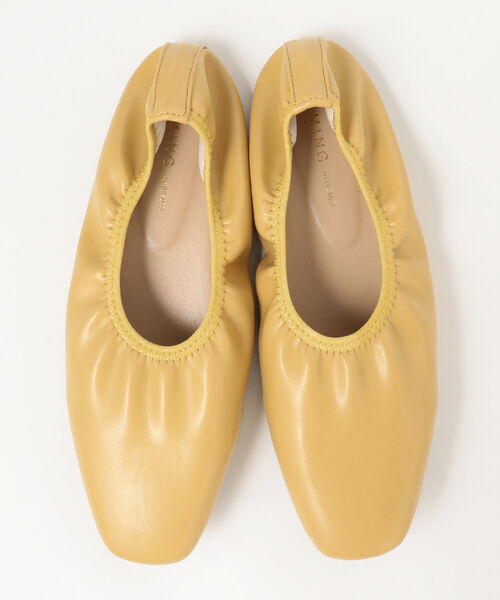 B:MING by BEAMS(ビーミングバイビームス)の「B:MING by BEAMS / ギャザー バレエシューズ(ドレスシューズ・レディース・ブラック/イエロー/グリーン系その他・22.5/24.5/23.5)」の14枚目の写真